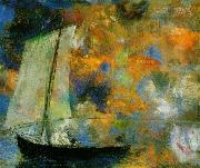 Odilon Redon Flower Clouds, oil painting